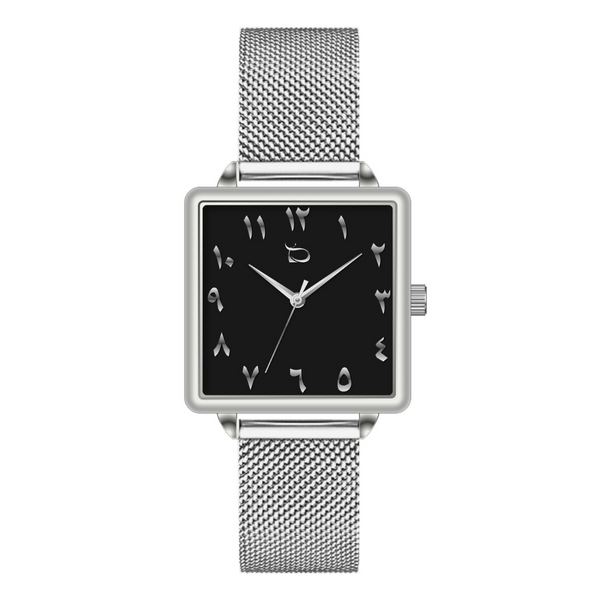 Black square watch discount mens