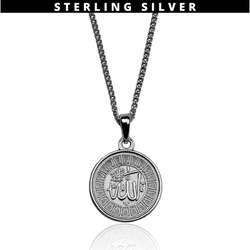 Allah Medallion - Sterling Silver - Silver