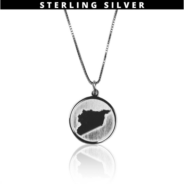 Syria Coin Necklace - Silver