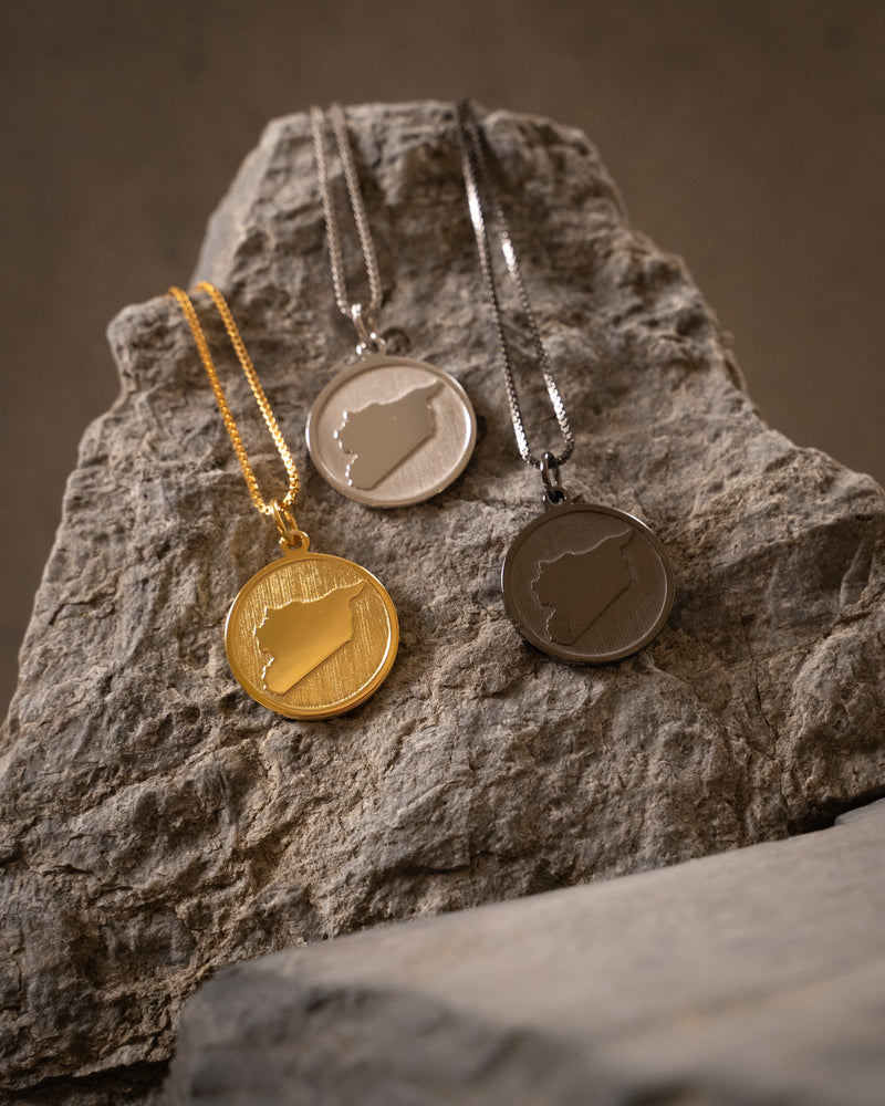 Syria Coin Necklace - Gold